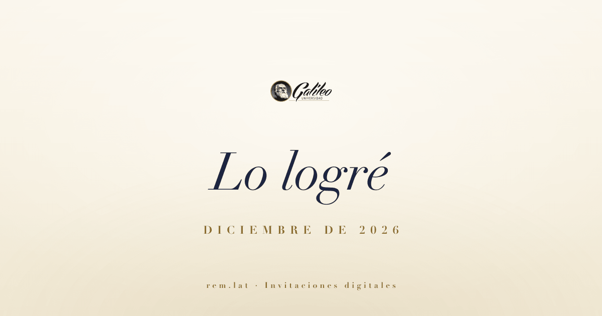 Tarjeta de invitación digital con vista previa en WhatsApp